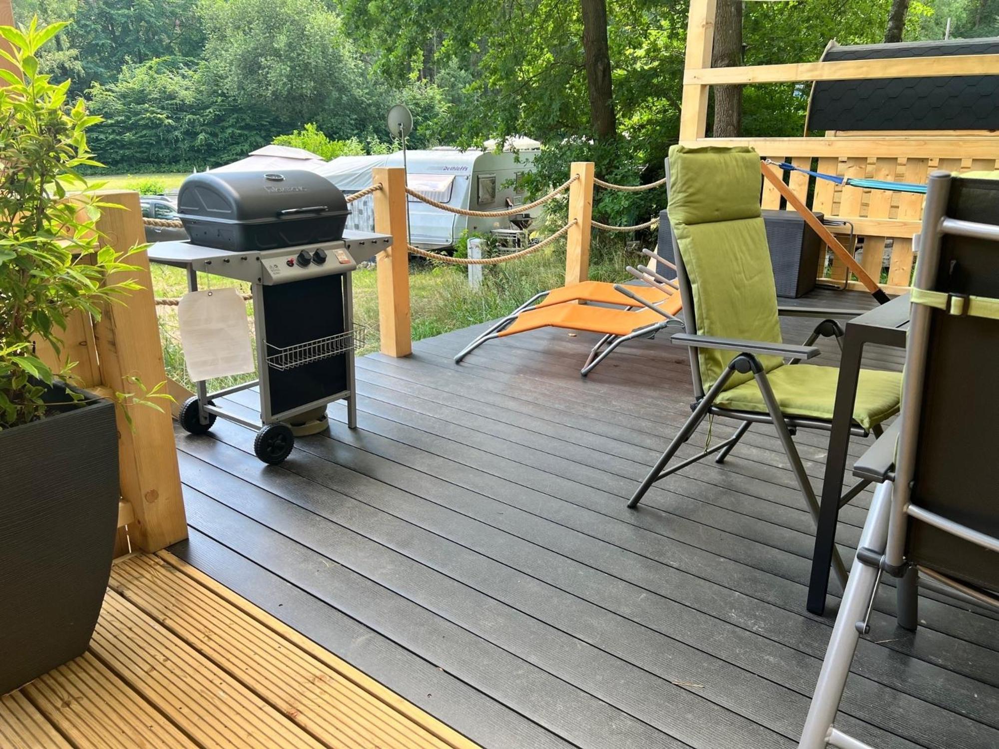 Tiny House Carlos - Zauberhaftes Camping-Pod Stuer 외부 사진